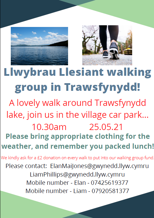 Trawsfynydd Walking Club Poster